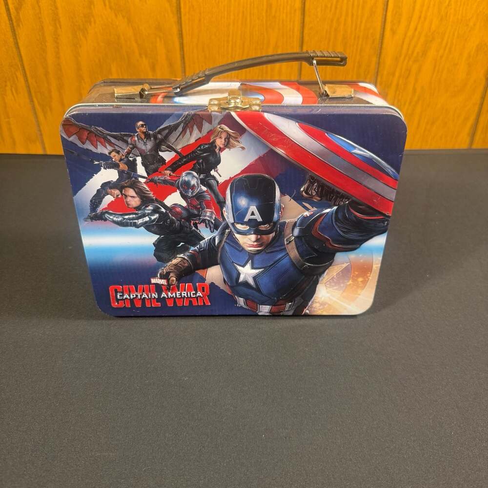 Vandor Marvel Captain America: Civil War Embossed Large Tin Lunch Box